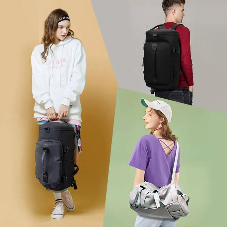 OMASKA Young People Fitness Travel Backpapck Student  Gym Sports School Duffel Fitness Sports Backpack Bag