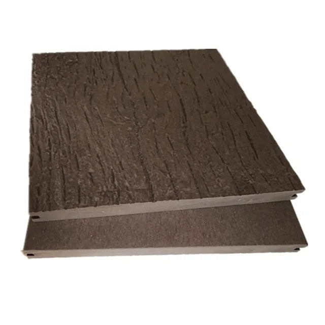 Modern Anti-slip WPC Wood Grain Deck Flooring for Garden Use Eco-friendly Waterproof UV-resistant Composite Decking
