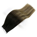 European Blond Balayage Ombre Color Virgin Remy Natural Human Tape in Hair Extensions with Large Stock and Best After Service