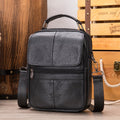Marrant Fashion Genuine Leather Men Handbag Flap Small Crossbody Bags Office Side Bag Leather Messenger Bag for Men