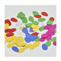 12*20mm Diy Accessories Plastic PVC Sequins With Hole Drop Egg-shape Costume Dress Material Christmas Party Confetti Loose Quins