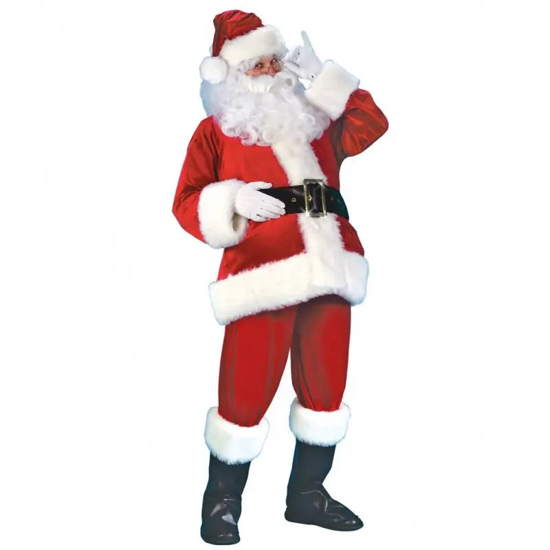 New Year Children Clothing Fancy Dress Christmas Elf Costume Xmas Party Christmas Costume Festival Santa Clause for Kids