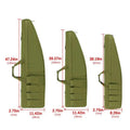 97/100/120cm Waterproof Tactical Gear Bag Heavy Duty Hunting & Fishing Case with MOLLE Panels Durable Gun/Equipment Storage