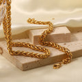 Hip Hop Exaggerated Flower Basket Chain Necklace Instagram Chain Exquisite Clavicle Chain  Necklace Bracelets Set