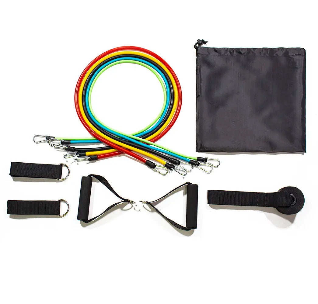 Adjustable Custom Latex Resistance Rope Bands Fitness Expander Set  for Sale