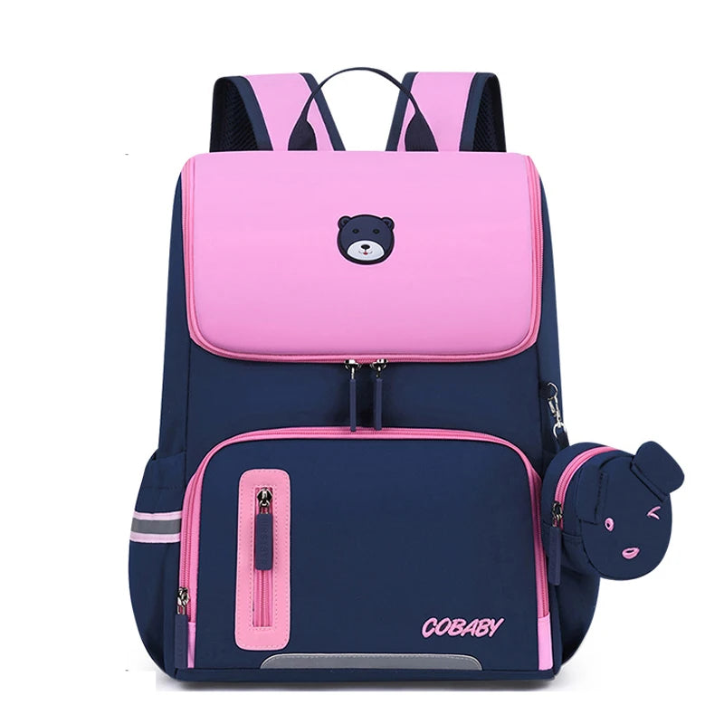 Cutey Custom School Bags Set Grade One to Six Schoolbag Large Capacity Wholesale School Backpacks Boys Girls School Bags