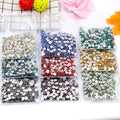 Wholesale Hight Quality  Flat Glass Rhinestone  Size 3/4/5/6mm  for Clothing  Making