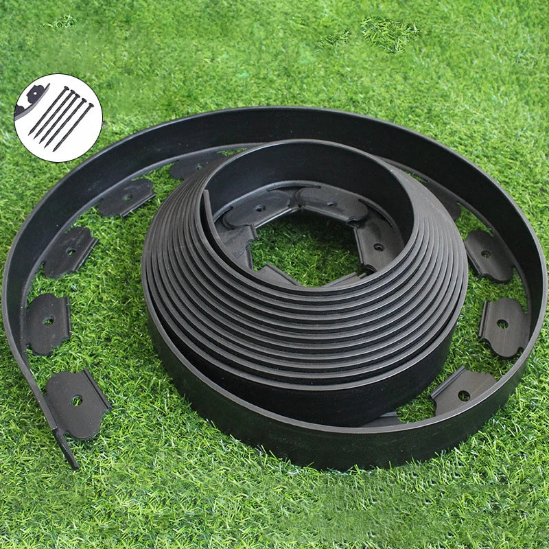 Multifunctional Traditional 50mm Plastic PP Eco-Friendly Outdoor Lawn Edging for Fencing and Garden Borders