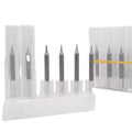 2Flute Micro Mini CNC Carving Tools 0.1-0.9mm 4mm Shank Tungsten Carbide Router Bits End Mill Cutter OEM 55HRC