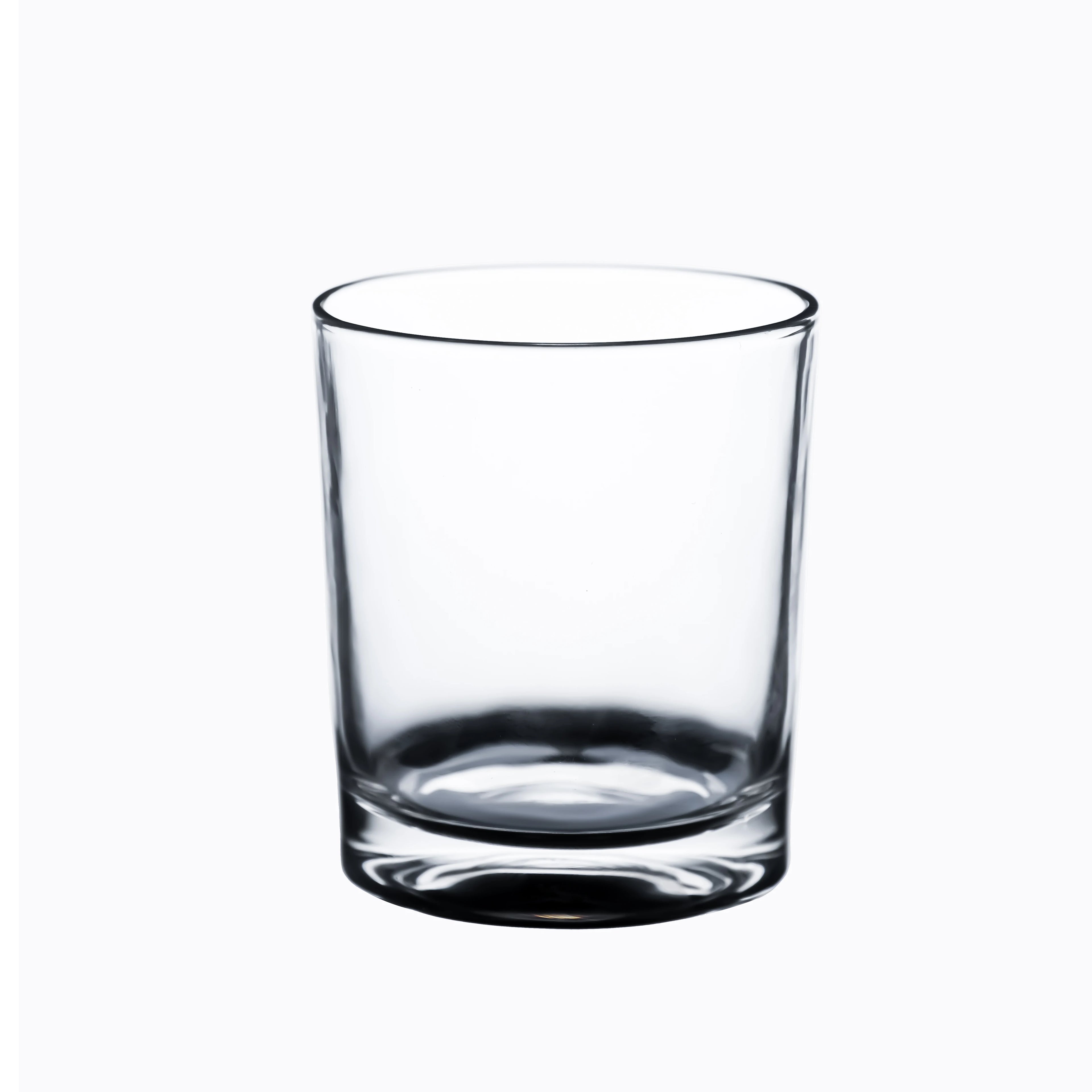 XC High Quality Transparent Glass Candle Tea Cup 200ml Capacity Asian Zen Style Logo Pattern Reusable Heat-Resistant Party Home