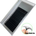 Private Label Eyelash Extension Tray 0.02 0.03 0.05 0.07 Cashmere Mink Silk Easy to Graft Volume Lash Extension