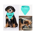 Silicone Pet Bandana for Small Medium Dogs Adjustable and Washable Pets Kerchief Triangle Bibs for Girl or Boy Costume Decor