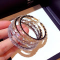 2022 Trend Gold/Silver Color Big Hoop Earrings Women CZ Crystal Fashion Earring for Women Party Jewelry