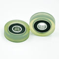 PU600035-11 10x35x11mm Polyurethane Coated Pulleys for Toys Ride on Car Strollers Walkers Mecanum Wheel Pu Roller Wheels