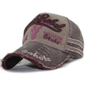 Vintage Embroidered Custom Dad Hat Breathable Trucker Sport Cap Washed Distressed Baseball Cap
