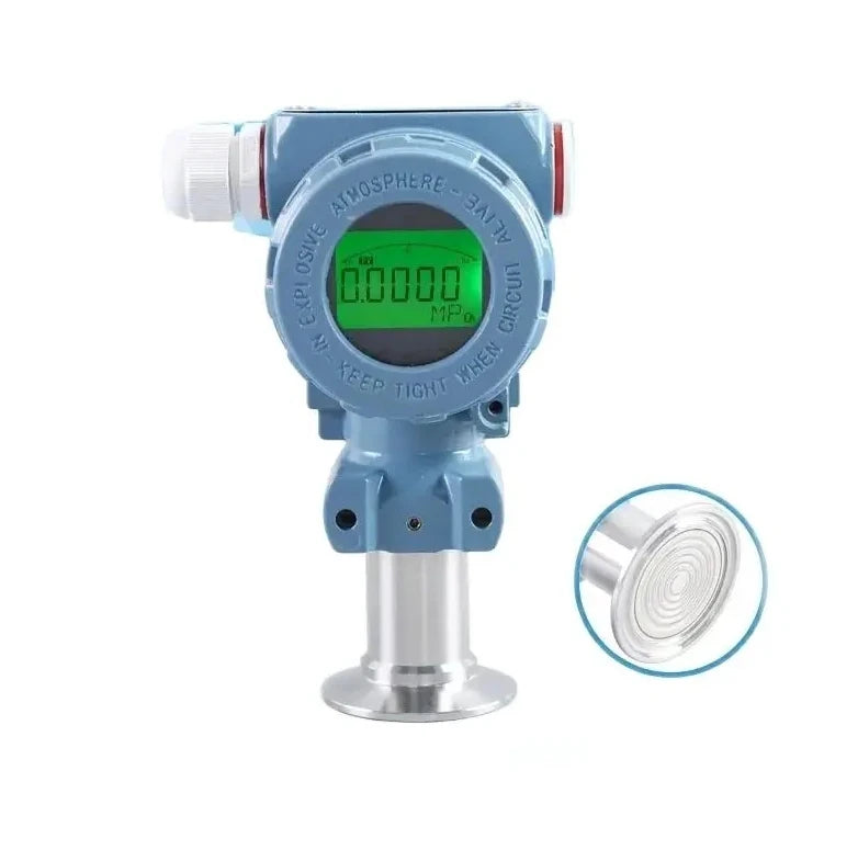 New Digital Quick-loading Sanitary Pressure Transmitter -0.1-4MPa High-precision Pressure Transmitter Display PCM400F