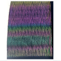Custom 4 Ways Elastic Super Stretchy White Backing Color Fabric with Reflective Rainbow Stripe Pattern Printing for Yoga Wear