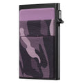 Durable Fashion Compact Wallet Slim Aluminum Alloy -up Card Holder RFID Protector Efficiently Holds Business Cards Gifts Fits