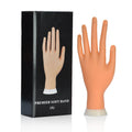 Nail Supplies Adjustable Training Hand Model Silicone Practice Hand for Acrylic Nails