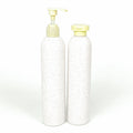 240ml Wheat Straw Refillable Cosmetic Packaging Screw Cap Screen Printing Lotion Shampoo Face Mask False Eyelashes