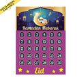 2026 Eid Mubarak Ramadan Countdown Calendar for Kid Islamic Muslim Eid Al-Fitr Ramadhan Ramzan Hari Raya Kareem Ramadan Calendar