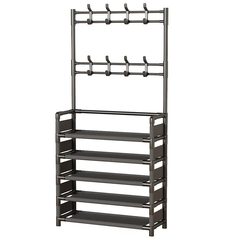 Living Room Furniture Entrance Passage Storage Coat and Shoe Storage Rack Clothes Hanger