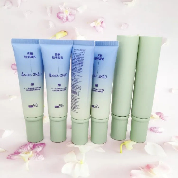Round 30ml 50ml Matte Blue Green Dispense Serum Spray Pump Bottle Pink Airless Plastic Bottle Cream Lotion Tube