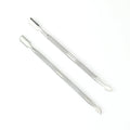 Professional Double-End Stainless Steel Nail Cuticle Pusher Dead Skin Remover for Manicure Beauty Care Use on Fingers