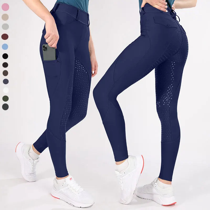 Hot Sale Grip Riding Horseback Riding Legging Equestrian Clothing Factory Riding Tight Equitacion Breeches Woman Riding Pant
