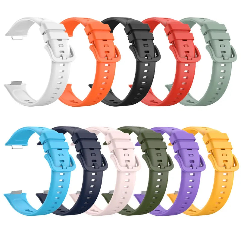 FORWELLENY Silicone Factory Custom for huawei Watch FIT 2  Soft Rubber Smart Watch Bracelet