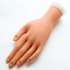 Wholesale Mannequin Practice Hand for Acrylic Nails Flexible Soft Plastic Training Nail Art Practice Hand