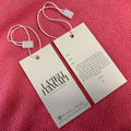 Matte White Color Paper Apparel Hangtagperfect Printing logo Paper Swing Tag for Garment