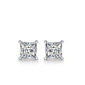 Wholesale Iced Out Grade D Moissanite Earrings 925 Sterling Silver 0.5ct+0.5ct Moissanite Stud EarringS