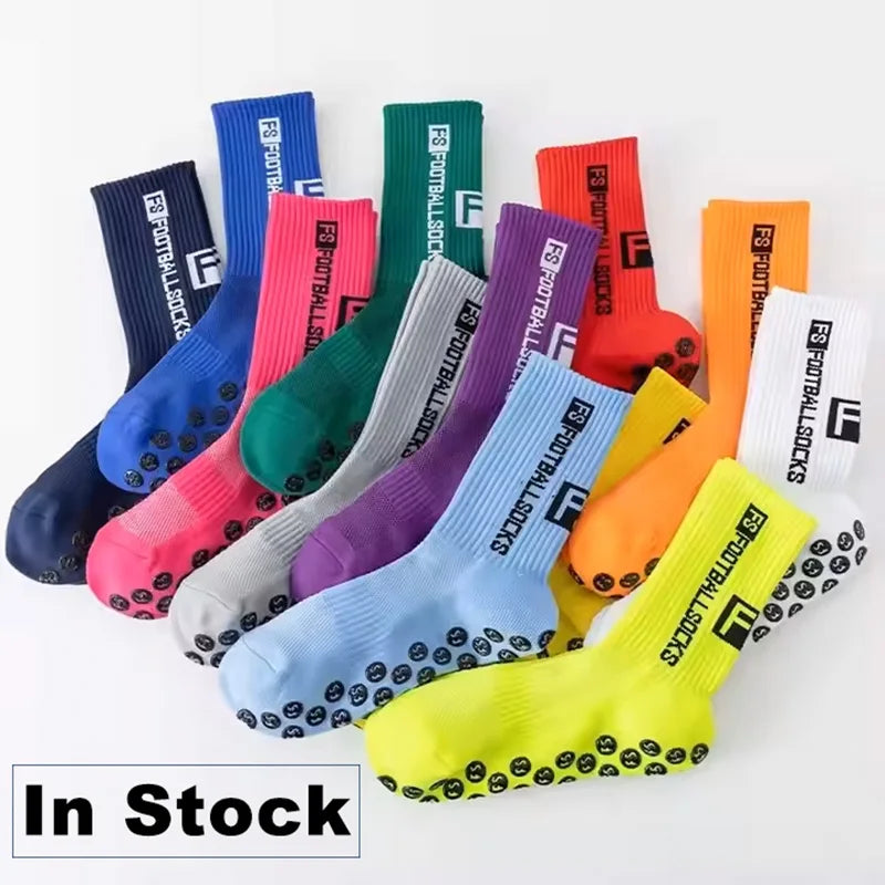 Wholesale Hot Selling Low Moq Football Socks Athletic Football Soccer Socks Grip Non-slip Sports Socks
