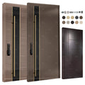 China Top Factory Custom Main Doors of Wooden Entrance Villa Pivot Exterior Timber Doors for Houses