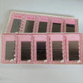 Custom logo c d B j Curl Classic Dark Fluffy Soft Matte Black Velvet Easy Fan Silk Wholesale Lash Extensions Trays Mix Vendor