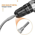 Flexible Hex Shaft Drill Bits Electric Drill Screwdriver Bit Universal Hose Cardan Shaft Connection Soft Extension Rod Link Tool