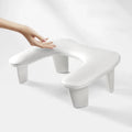 2024 New Arrival Custom logo PU Leather Black Nail Hand Cushion U Shape Manicure Nail Armrest Pillow Hand Rest for Nail Salon