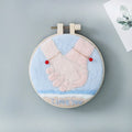 For CHENISTORY DIY Wool Felting Painting Embroidery Frame Handmade Needle Wool Painting Picture Canvas Home Decors Crafts Gift