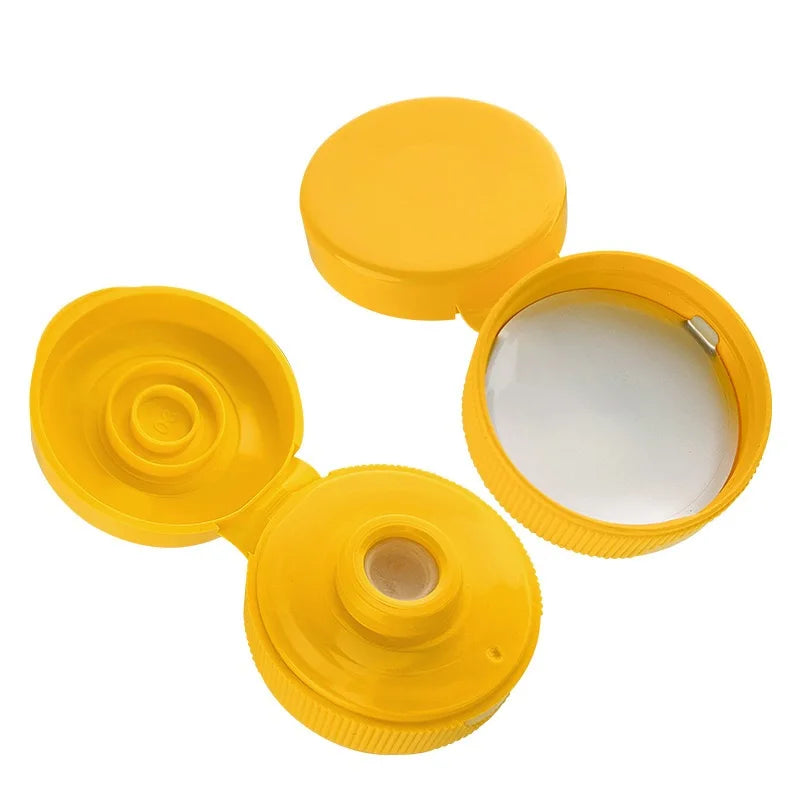 Flip Top Cap with Silicon Gel Valve and PP Ring JiRui Plastic Spout Pouch Filling Squeeze Sauce or Liquid