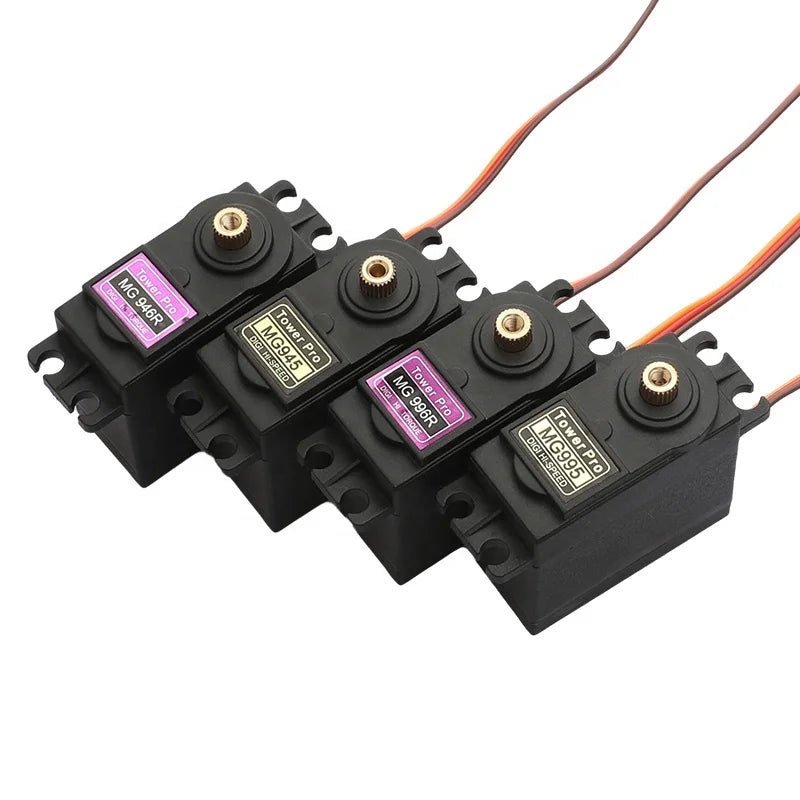 Towerpro MG945 MG995 MG996 MG946 Servo Metal Gear Digital 25T Servo Motor for RC Helicopter Boat Arduino MG946R MG996R
