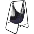 Modern Iron Metal Outdoor Garden Swing Hammock Frame Hanging Chair Stand for School Kitchen Villa Warehouse Applications