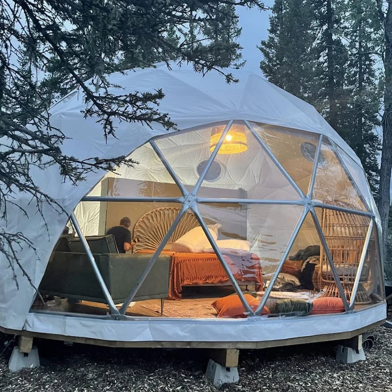 Best Price Luxury Pvc Glamping Hotel Dome Tent Sale for Commercial Hospitality or Small Event