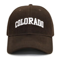 OEM ODM New Design Sporty Gorras High Profile 6 Panel Colorado Embroidery Cap Unisex Stylish Casual Curved Brim Baseball Cap