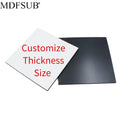 MDFSUB Wholesale Customized White Wood 3mm Single Side Sublimating MDF Sheet Laser Cut 60x60cm Sublimation Blank MDF Board