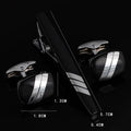 Wholesale Luxury Custom Cufflinks Wedding Cuffs Tie Clips and Tie Bars Set for Men's Shirts & Suit Party Gift