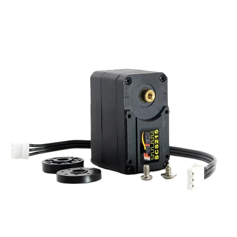 FEETECH SCS 215 Unisex Toy 17KG RC Robot Dual Shaft TTL Serial Bus Digital Servo 15KG Stall Torque Motors Gyros Included Metal