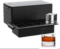 NEW BPA Free Crystal Clear 2 Inch Ice Cube Tray Maker Flexible Easy Release 8 Cavities Large Ice Cube Mold for Whiskey Cocktails