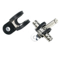 Central Pole Stainless Steel Clamp for 1/4 Inch or 3/8 Inch  Quick Fittings High Pressure Misting Nozzle Connectors