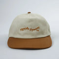 Custom Unstructured 5 Panels Dad Hat Custom  Embroidery Two Tone Cotton  Canvas Dad Hat Little Curved Brim